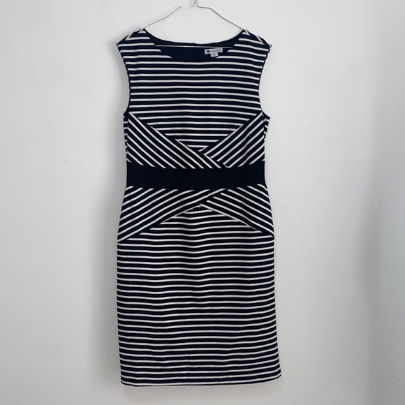 Rockmans Dresses & Skirts - Rockman - Black and White Striped Dress - Size 12